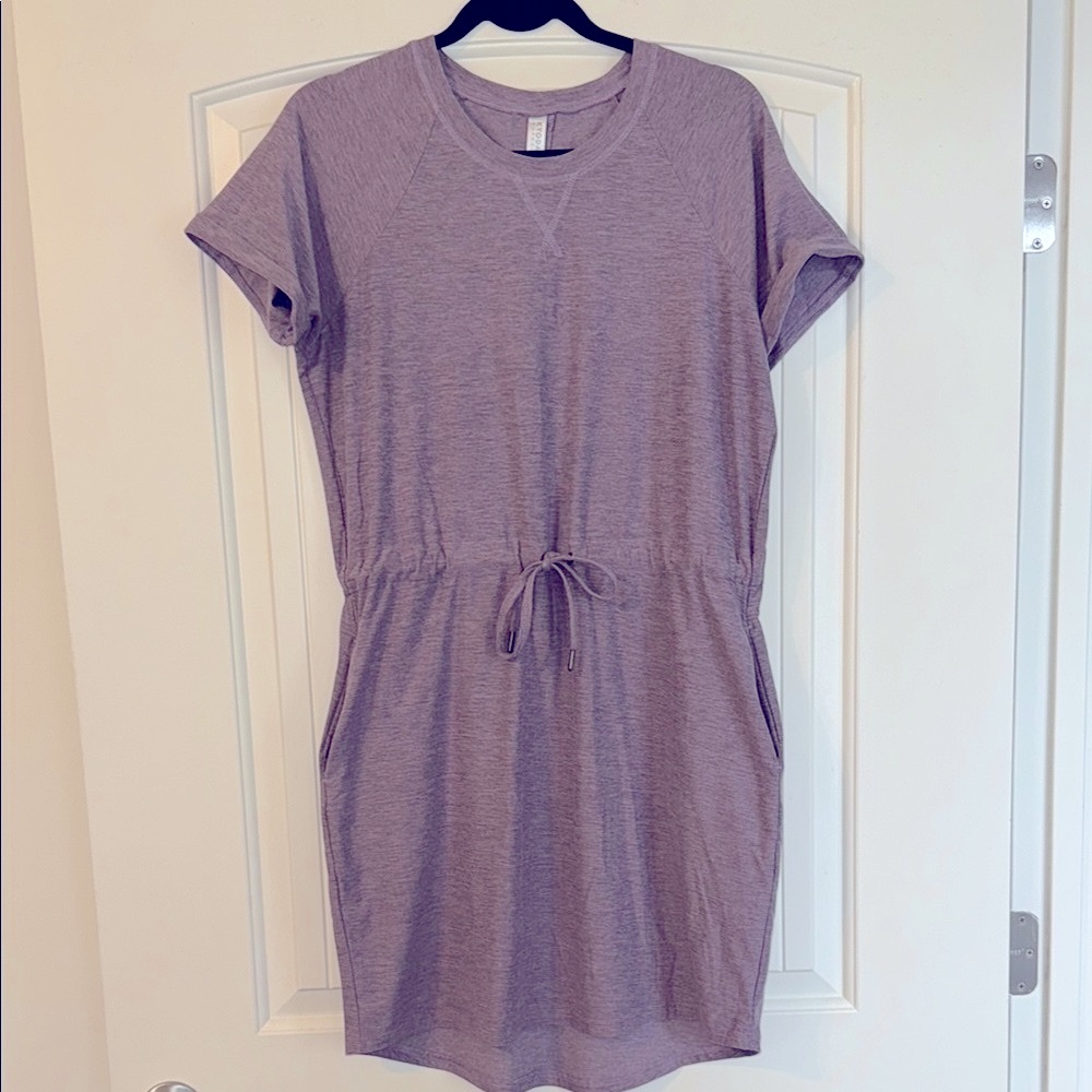 Casual Purple T-Shirt Dress